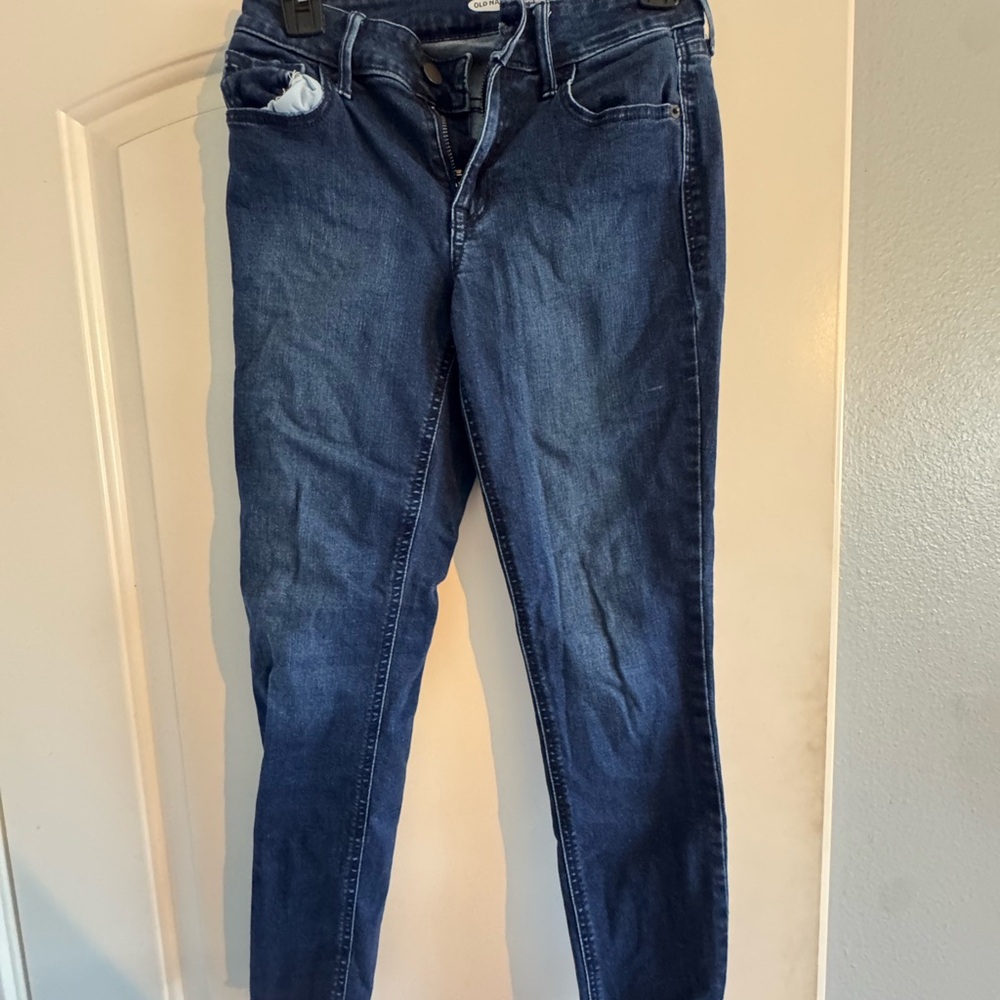 Old Navy Dark Blue Women's Skinny Jeans